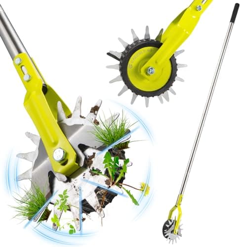 G GREENLY-AG 58-Inch Manual Edger Lawn Tool, Wheel Rotary Edger - Image 1