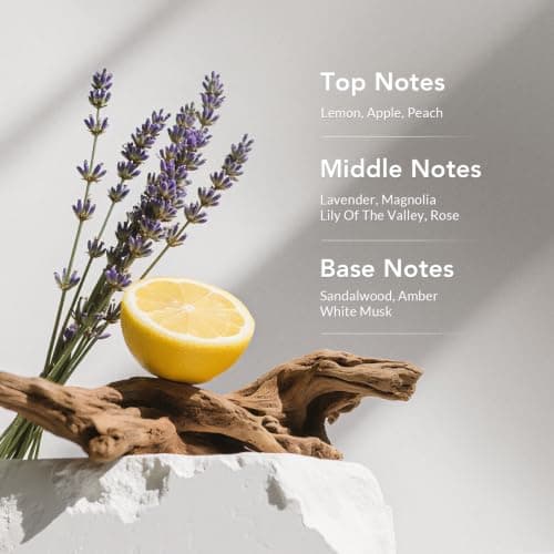 Kustie Lavender Floral Body Wash with Real Petals – Aromatherapy Botanical Shower Gel with Tea Tree Oil, Spa Cleanser for Balanced Skin, 16.9 fl oz - Thumbnail 6