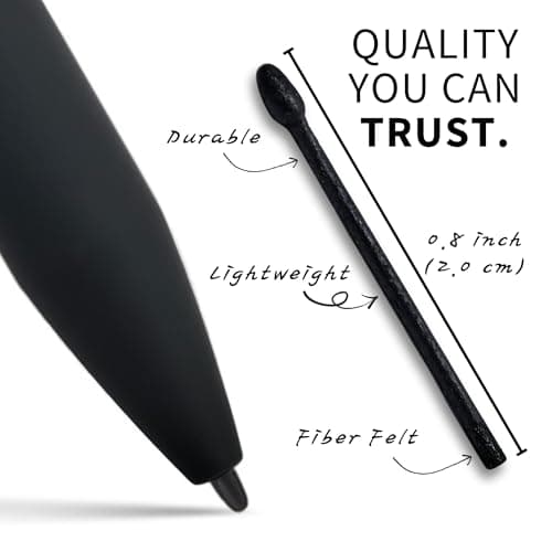 [10-Pack] King Write MR05 | SY05 Stylus Replacement Tips – Compatible with Kindle Scribe Premium Pen, Remarkable Marker Pen | Precise & Smooth Writing Nibs, Easy to Install - Thumbnail 5