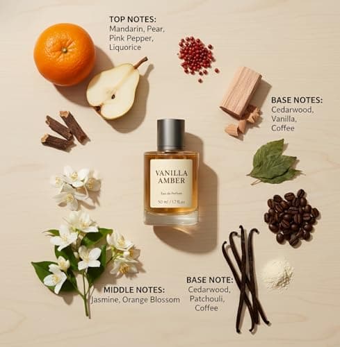 Larsweryar Ambery Vanilla Eau de Parfum for Women -Inspired by Y S.L's B.lack O.pium - Gourmand Fragrance, 1.7 Fl Oz - Thumbnail 2