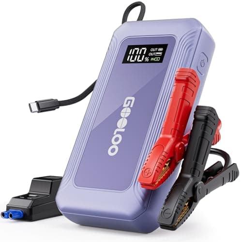 GOOLOO G7 3000A Jump Starter with Built-in Cable,Portable Power Pack for 45W Fast Charging,12V SuperSafe Lithium Jump Box, Battery Booster Pack Up to 8.5L Gas or 6.0L Diesel Engine - Image 1