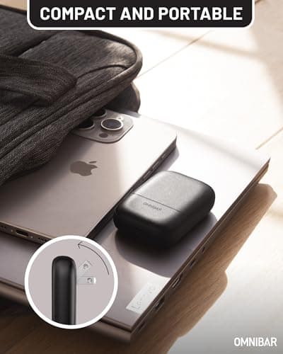 Omnibar Slim Flat 30W USB C Wall Charger, GaN Fast Charging Block with Foldable Plug, PD 3.0 PPS Type C Power Adapter for iPhone 17 16 15 Pro Max, Samsung Galaxy S26 S25 S24, iPad Pro, AirPods, Black - Thumbnail 6