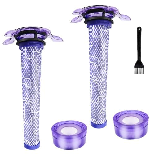 2 Pack Upgraded V8 Vacuum Filter Replacement Kit for Dyson V8 New Version SV25/ Dyson V8 Animal Extra 405901-01 Part # 965661-05 - Image 1