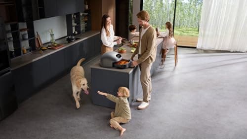 Typhur Dome 2 AI Smart Air Fryer, Large Flat Airfryer with Top & Bottom Heating, Self-cleaning Digital Fryer, PFAS free Ceramic Basket, Fits a 12" Pizza or Steaks, Whisper-Quiet, 120V - Thumbnail 2