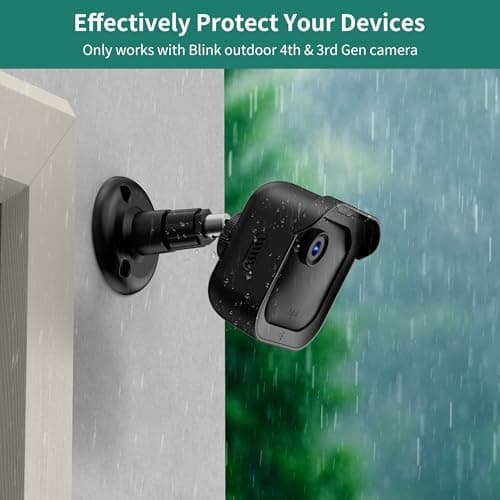 All-New Blink Outdoor Camera Mount, 1Pack Weatherproof Protective Housing with 360° Adjustable Bracket and Sync Module Mount, Compatible with Blink Outdoor 4th & 3rd Gen Cameras (Camera Not Included) - Thumbnail 4