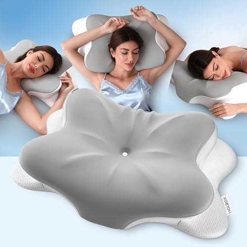 MOLBOX Cervical Neck Pillow for Neck Pain, Ergonomic Memory Foam for Side & Back Sleepers - Image 1