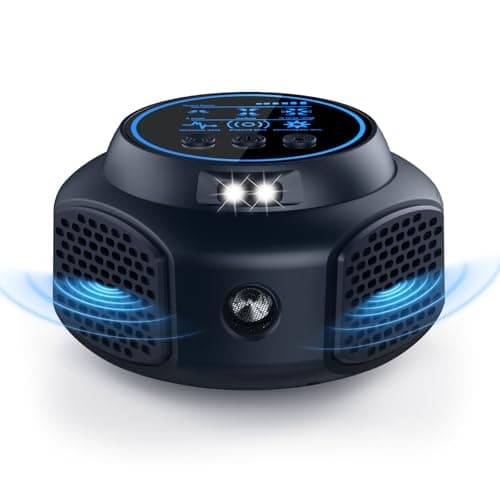 Ultrasonic Pest Repellent Plug-in, Electronic Mouse Traps & Insect Repellent, Pest Control for Rodent, Roach, Ant, Squirrel, Spider, Bugs, Mouse, Rat, Bat for Home, Office, Warehouse Black 1 Pack - Image 1