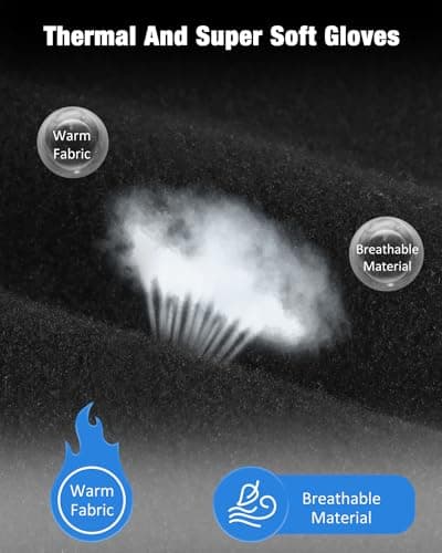 Aegend Lightweight Thin Running Gloves Touchscreen Anti-Slip Windproof Warm Finger Dexterity Gloves Liners Women Men Cycling Driving Texting Sports Working Activities Winter Spring Fall - Thumbnail 5