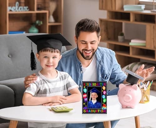FaCraft Kindergarten Graduation Gifts - 4"x6" Kindergarten Graduation Picture Frame 2026 Kinder Grad Photo Frame for Boys Girls Kids Students You Did it Gifts for Son Daughter Grandson Granddaughter - Thumbnail 2