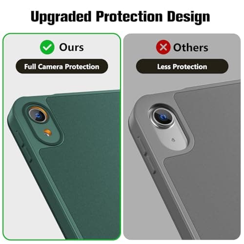 ProCase for iPad (A16) 11th Gen 11 inch 2025/10th Generation 10.9 inch 2022 Case with Pencil Holder, Full Camera Protection Slim Case with Soft TPU Back Cover -Midnight Green - Thumbnail 3