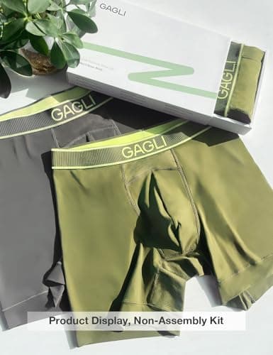 gagli Mens Underwear Pack, Breathable Boxer Briefs Moisture Wicking & Quick Dry & No Ride Up, Athletic Underwear with ComfortFlexible Waistband - Thumbnail 6