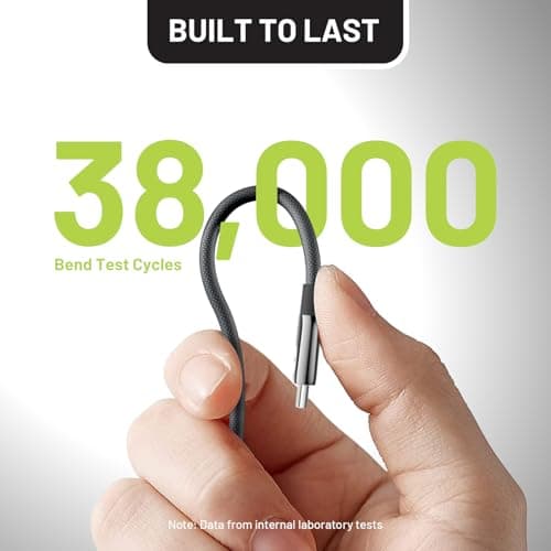 Omnibar USB C to Lightning Cable (6FT, Woven), MFi Certified iPhone Charger Cord, Nylon Braided Zinc Alloy Type C to Lightning Cable for Apple iPhone 14 13 12 11 X XR XS Pro, Pro Max, Plus, iPad - Thumbnail 2