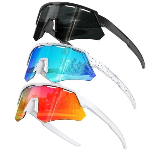 KALIYADI Polarized-Kids-Sunglasses Youth Baseball Sunglasses: Cycling Running for Boys Girls UV400 Protection Age 6-14 - Image 1