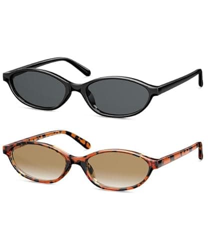 OUKEMAX Retro Cat Eye Sunglasses for Women – UV400 Protection, Lightweight Square Frame Shades for Travel, Driving, and Everyday Style - Image 1