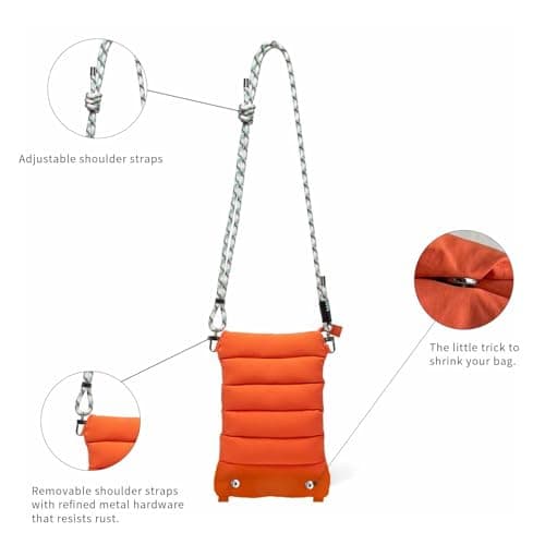 ACUARIO Small Crossbody Bag for Women, Lightweight Nylon Crossbody Bags, Trendy Womens Purse Fashion Sling Bag Handbag for Travel,gym, shopping - Thumbnail 3