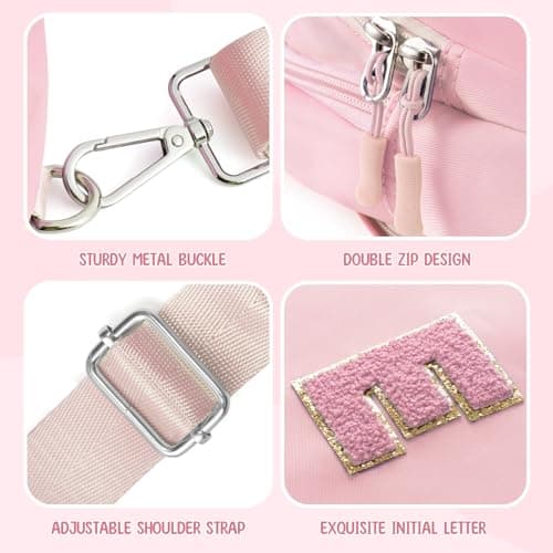 X-KIDS Initial Fanny Pack for Teen Girls Cute Crossbody Bag Sling Purse Personalized Gift for Tween Girl Kids 6-14 Years Old - Thumbnail 6