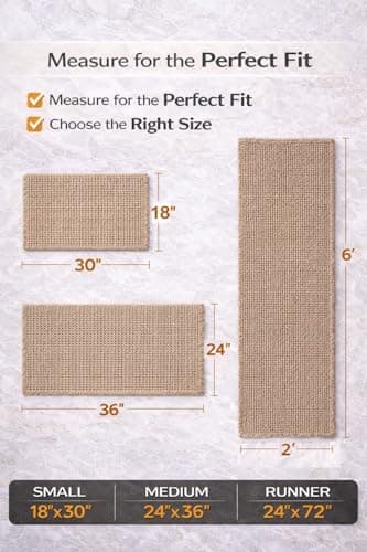 SHIMOH Waffle Bath Mat, Super Absorbent Non-Slip Bath Mats for Bathroom Floor, Machine Washable Bathroom Rugs with Tassels, Rubber Backed Bathroom Mats, Ultra Soft. (Light Gray, 24" X 36") - Thumbnail 2