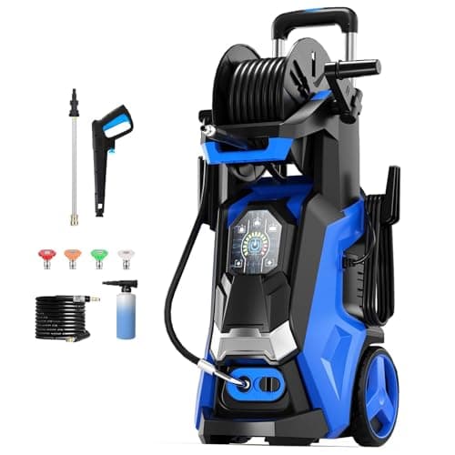 Pressure Washer with Touch Screen, 5000PSIIMAX Power Washer with Foam Cannon, Washer Pressure Machine for Cars, Fences, Patios, Decks and Driveway Cleaning - Image 1