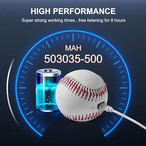 JIOBOLION Glow in the Dark Baseball Bluetooth Speaker - Thumbnail 5