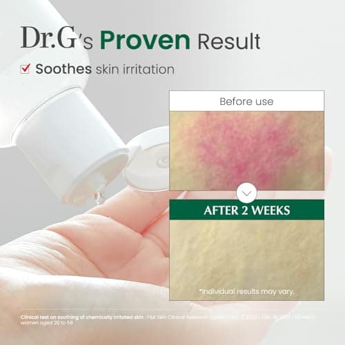 Dr. G R.E.D. Blemish Clear Soothing Toner - Korean Soothing Toner for Glowing Skin - Soothes Irritation Clear Skin - Mild Exfoliant - with AHA, BHA & Centella Asiatica - 10.14 fl oz - Thumbnail 5