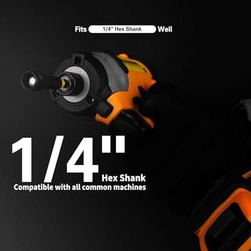 Facoow 55PCS Impact Nut Driver Set Magnetic, SAE&Metric Nut Drivers, Deep Impact Nut Drivers, Impact Socket Adapters, Wing Nut Driver, Power Bit,Quick Release Extension, Pivoting Nutsetter,Storage Box - Thumbnail 5