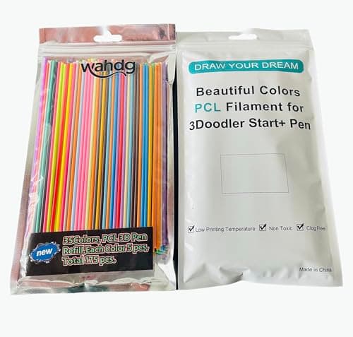 35 Colors 3D Printing Pen Filament Refills Packs - Low - Non-Toxicpizimae Temperature PCL Filament, is only Fit for 3Doodler Start+ pens,2.5mm Diameterx15.2cm Length, Each Color 5pcS Total 175pcs - Thumbnail 6