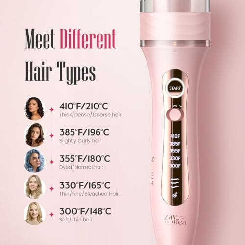 ZAVAREA Automatic Rotating Curling Iron for Long Hair - Thumbnail 5