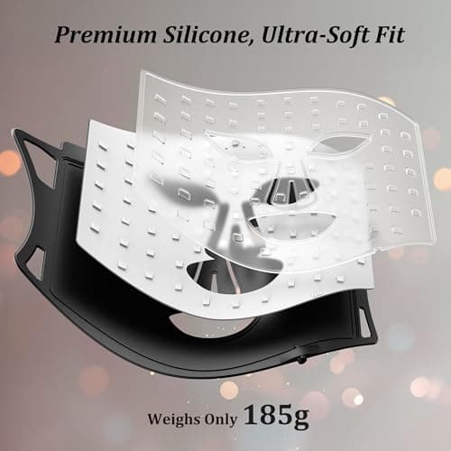 CUEME Red Light Therapy for Face, FDA-Cleared LED Light Therapy Mask for Wrinkles, Acne Treatment, and Skin Care, Portable Facial Mask for Women - Mom, Sister, Girlfriend, and Wife - Thumbnail 5