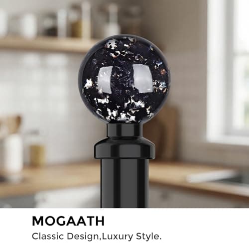 Black Paper Towel Holder Countertop, Unique Black Ball Decor,Brass Paper Towel Holder for Kitchen - Sturdy, Durable, and Elegant Home Decor for Kitchen - Thumbnail 3
