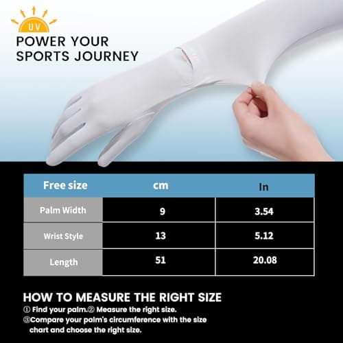 apaepr Ultra Thin Full Finger UV Protection Gloves Driving Gloves Women, Breathable Touchscreen UPF Glove Sun Protection Glove (Brown, One Size) - Thumbnail 6