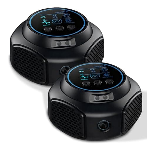 Ultrasonic Mouse Repellent Pest Control Repeller, Mouse Traps for Rodent, Mice, Ant, Rat, Squirrel, Bug, Roach, Bat, Rat ＆ Mice Repellent Device for House Plug in Indoor for Home 2Pack Black - Image 1