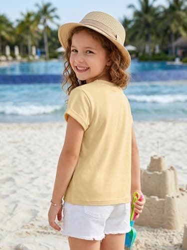 Magical Girl Shirt Cute Snacks Graphic Tee Toddler Kids Girls Holiday Short Sleeve Outfits Tops 3-10 Years - Thumbnail 2