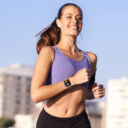 Sport Band Compatible with Apple Watch Bands 40mm 38mm 41mm 42mm 44mm 45mm 49mm for Women Men,Soft Silicone Waterproof Replacement Strap for Apple Watch Series 11 10 9 8 7 6 5 4 Ultra 3 2 1 SE - Thumbnail 6