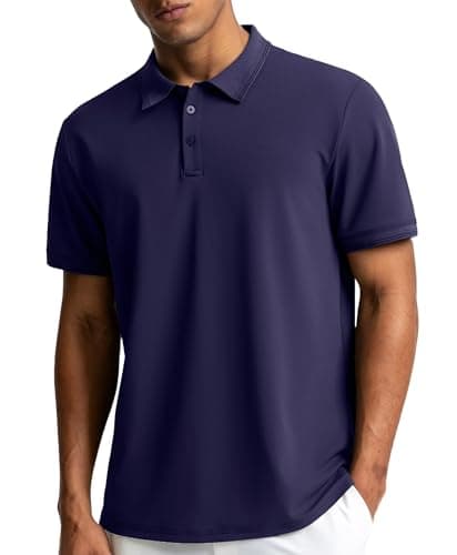 BRXL Golf Shirts for Men Short Sleeve Collared Relaxed Fit Mens Polo Shirt - Image 1