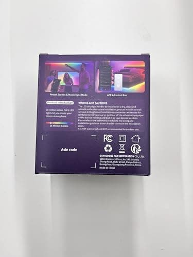 Pak LED Lights for Bedroom 6.6ft, Smart RGB+IC LED Strip Lights with App, Music Sync Color Changing Flexible LED Lights with 64 Scene Modes for Party, Home, Christmas, Halloween Decor - Thumbnail 4