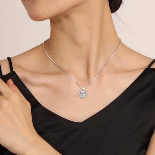 Sistble Wife Mothers Day Gifts, Gifts for Wife from Husband Gold Infinity Necklace Heart Necklaces for Women Romantic Anniversary Mothers Day Christmas Gift Jewelry - Thumbnail 5