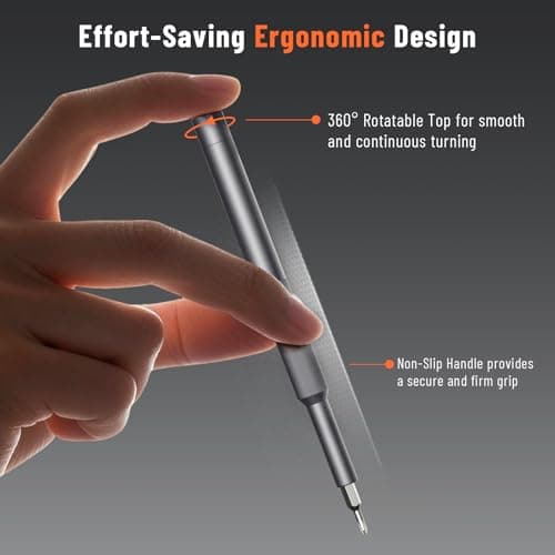 KATERK 42-in-1 Precision Screwdriver Set, Small Screwdriver Set with Magnetizer/Demagnetizer, Mini Repair Tool Kit for Phone, Computer, Watch, Laptop, Ring Doorbell, Eyeglass, Electronic - Thumbnail 4