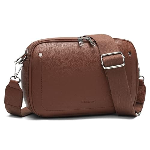 Goinsound Womens Crossbody Purse with Wide Strap Shoulder Handbags with Adjustable Strap and Rfid Card Slots - Image 1