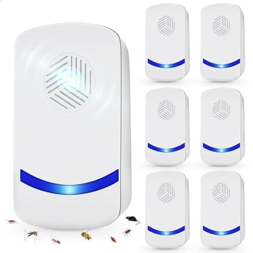 HOMEPAC 2026 Upgraded Ultrasonic Pest Repeller, Spider Repellent Indoor for Roach, Ant, Fly, Mosquito, Mice Rodent Control, Pest Repellent Ulectronic Plug-in for House Kitchen Garage Warehouse, 6 Pack - Image 1