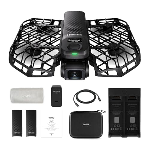 HOVERAir X1 PRO 4K Drone with Camera, Foldable Action Flying Camera with 42 KM/H Follow Speed, 10+ Fully Automatic Flight Modes, Fly Anywhere with OmniTerrain, SmoothCapture 2.0(Basic Combo) - Image 1