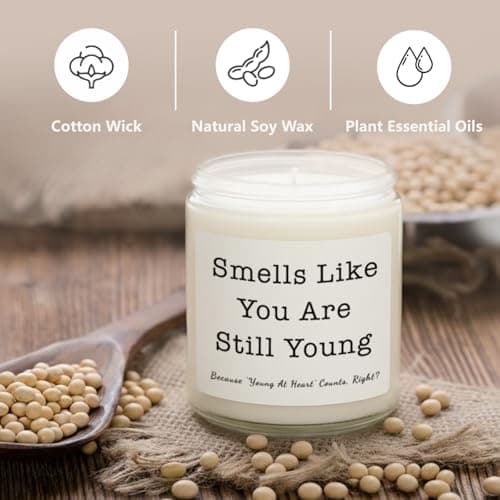 Gifts for Women, Birthday Gifts for Women, Unique Friendship Christmas Gift for Mom, Womens, Best Friend, Her, Sister, Bestie, Funny Lavender Scented Candles with Replaceable Stickers Gift Ideas - Thumbnail 4