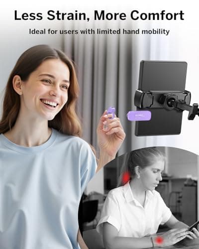 DATAFY [Case-Friendly] Remote Control Page Turner Ring for Kindle Paperwhite Oasis Scribe Kobo eReaders, Camera Camcorder Remote Controls, Page Turner Clicker for ipad iPhone Tablets with Storage Bag - Thumbnail 3