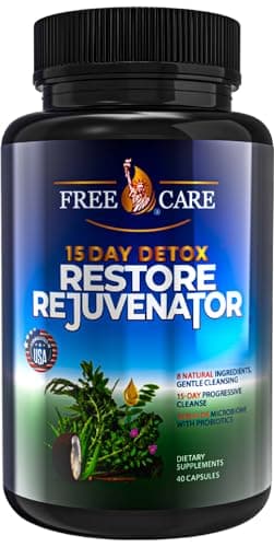 FreeCare Colon Cleanse 15+5Day Upgrade,Advanced Gut Cleanse Detox for Women & Men Fast Natural Laxative for Constipation Relief with Cascara Sagrada, Psyllium Husk, Senna Leaf & Probiotics, Non-GMO - Image 1