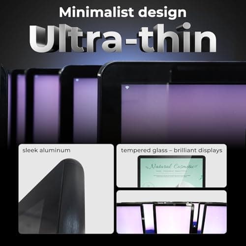 JASZDOT 32/43/55/65 Inch Digital Signage Display, LCD Screen Advertising Display Kiosk Interactive Totem Floor Standing Auto AD Player with USB/HDMI/WiFi Android OS (32'' Non-Touch) - Thumbnail 3