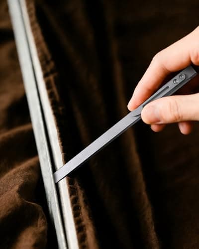 Titanium Pry Bar, EDC Pocket Tool with Clip - Thumbnail 4