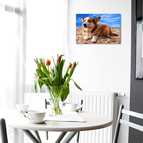 Anjiefo Custom Canvas Prints with Your Photo, Personalized Wall Art Picture Prints for Home Decor, Family Wedding Gifts, High Definition Wall Decoration (8" L x 12" W) - Thumbnail 2