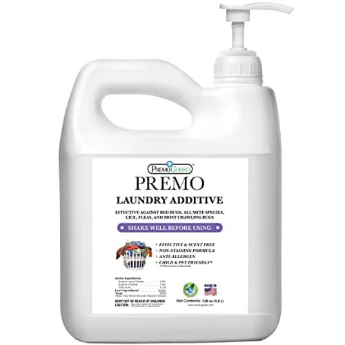 Bed Bug, Mite & Lice Laundry Detergent Additive By Premo Guard – 128 oz – Child & Pet Friendly – Stain & Odor Free – Best Natural Non-Toxin Treatment - Image 1