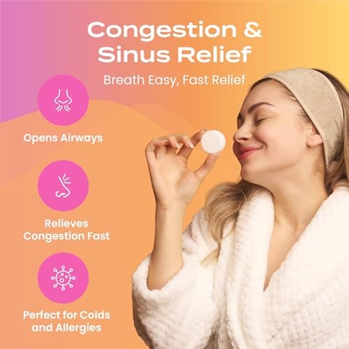Body Restore Shower Steamers Aromatherapy 6 Pack – Fathers Day Gift for Dad, Birthday Gifts for Men, Relaxation Stress Relief Self Care – Premium Citrus Essential Oil Tablets - Thumbnail 3