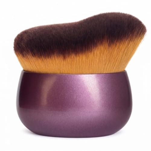 GOERTI Large Kabuki Body Brush for Self Tanner & Bronzer, Ultra Soft Dense Buffing Makeup Brush for Body & Legs, Streak-Free Application, Tan Brush Applicator for Liquid, Cream, Lotion, Mousse - Image 1