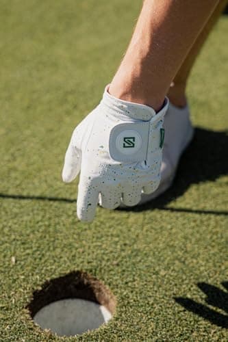 SKIVE Golf Premium Golf Glove | 100% AAA Cabretta Leather | Cool Golf Gloves | Serious Feel & Performance | Golf Gloves Men Left Handed Golfer - Thumbnail 2